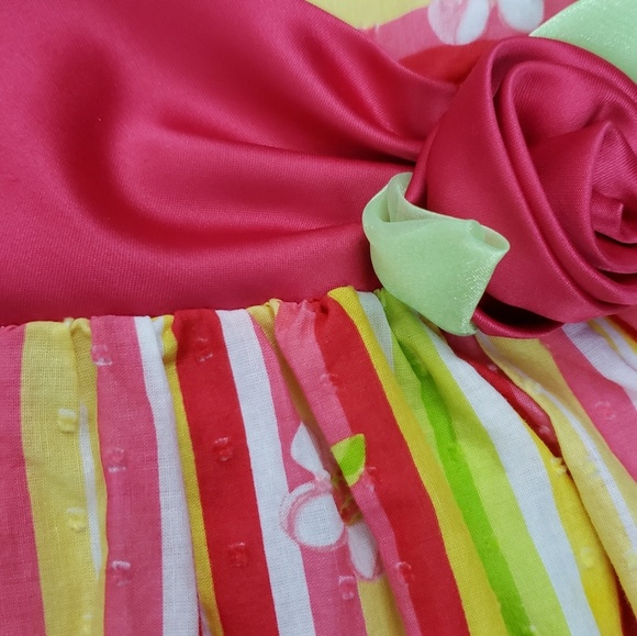 *SOLD* Bonnie Jean Floral Dress Size 2T - Picture 4 of 8